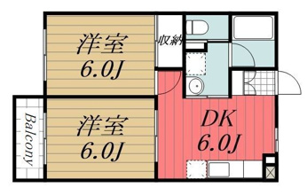【間取り】 | コーポ内山