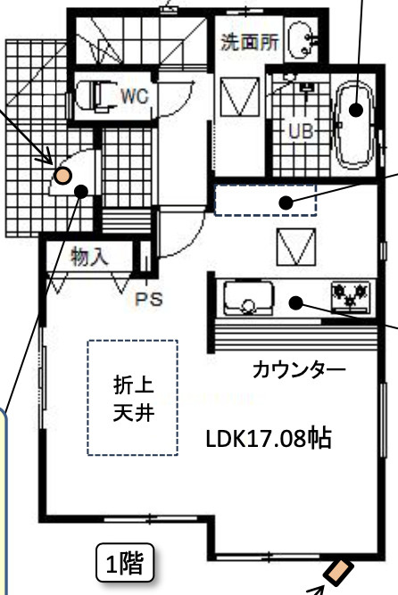 【仲介手数料無料】所沢市青葉台全１棟　所沢市の不動産なら西武ハウジングの間取り