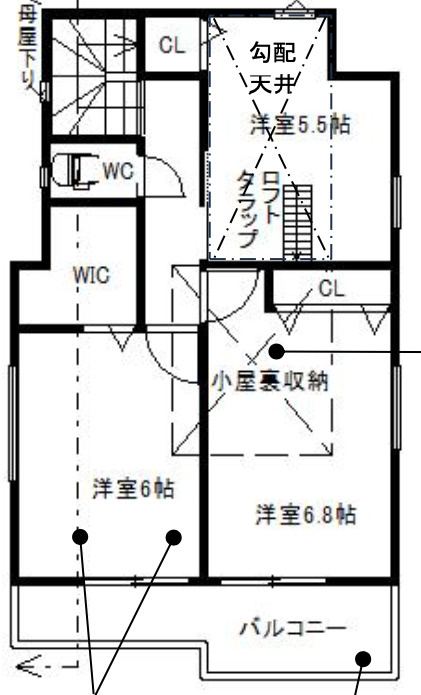 【仲介手数料無料】所沢市青葉台全１棟　所沢市の不動産なら西武ハウジングの間取り