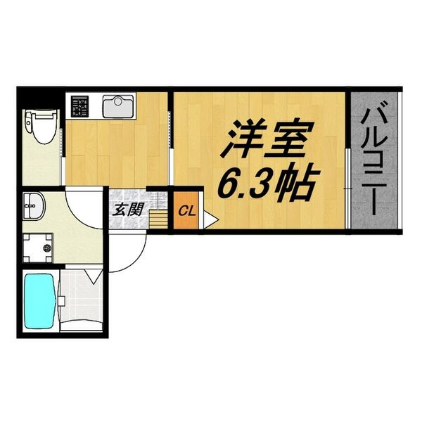 LE COCON 豊橋 Ⅲの間取り
