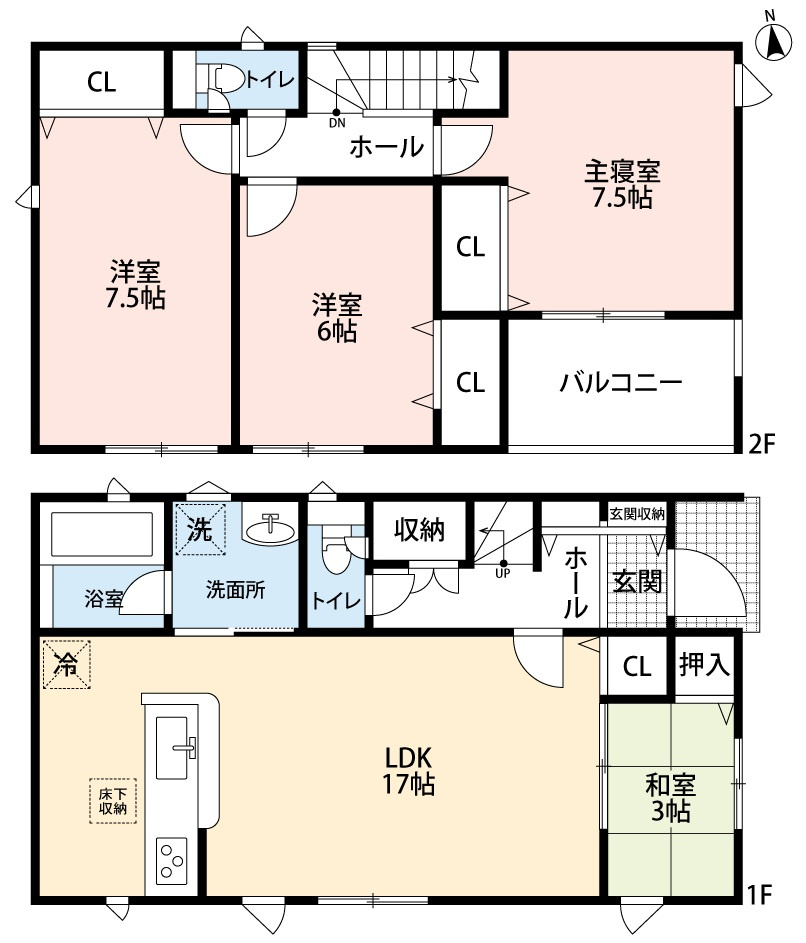 小牧市藤島２丁目　新築戸建　２号棟