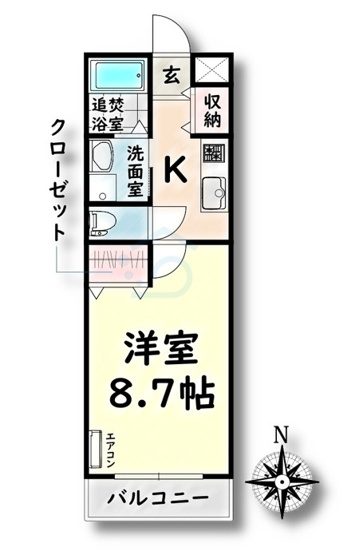 【間取り】 | CENT FORCE HAKUUN【名古屋市賃貸・ネット無料】