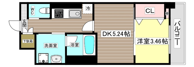 【間取り】 | 西宮北口プライマリーワンガーデンテラス