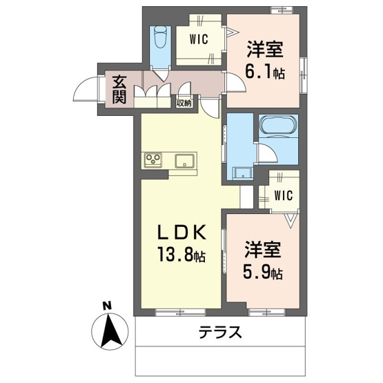【間取り】 | ロサミア