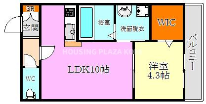 フォルモント須磨 の間取り