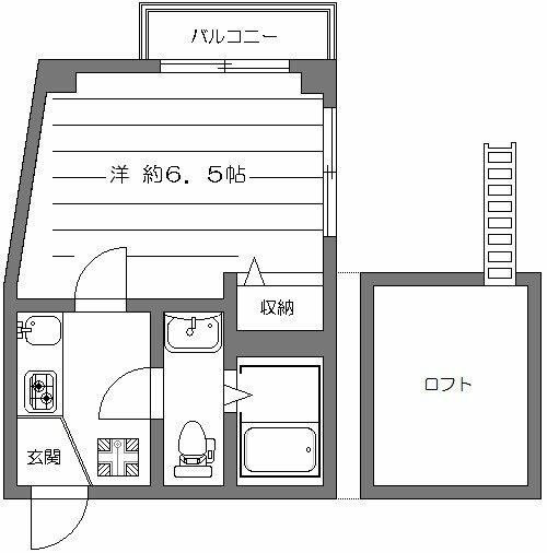 【間取り】 | メゾンフラワー新中野Ⅱ