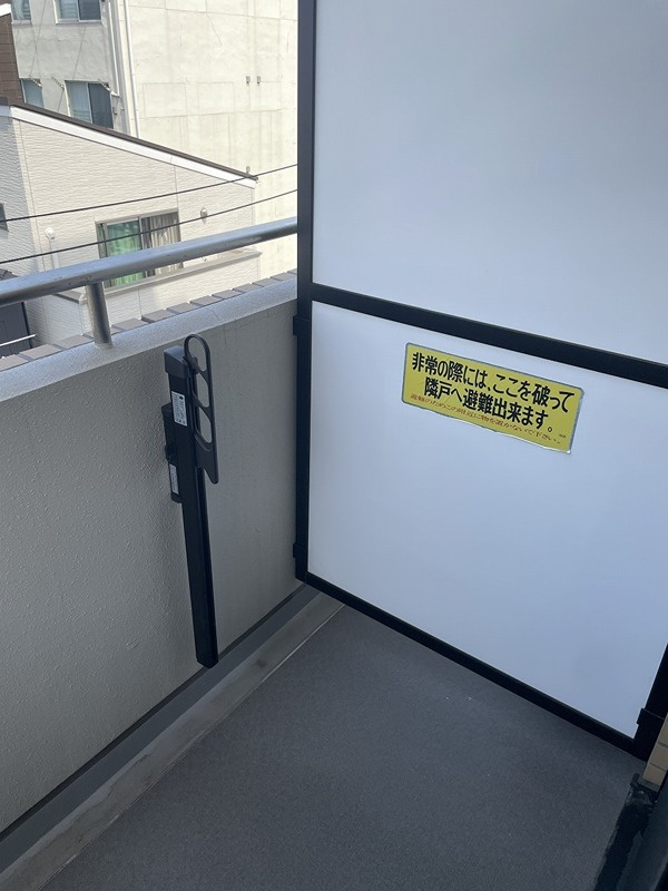 旗の台アパートメント のバルコニー|開放的で明るい空間を演出してくれるバルコニーです