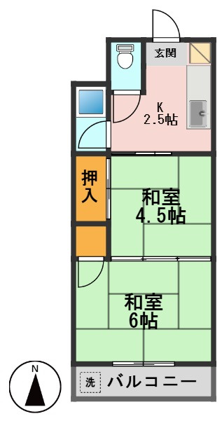 ベルコフレ パート1の間取り