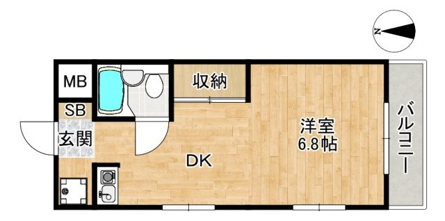 吹田市千里山西４丁目の店舗事務所の間取り