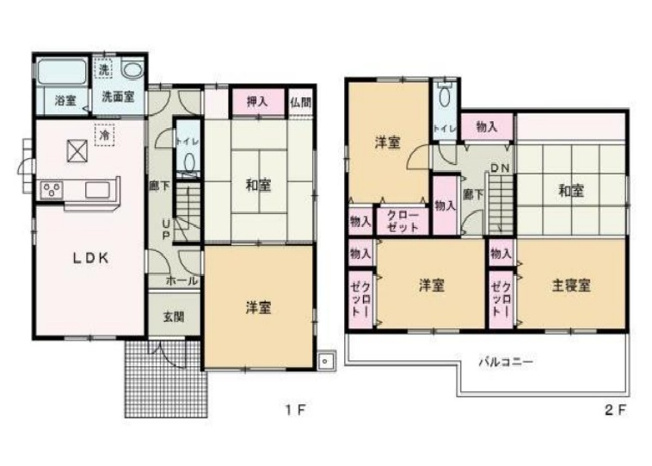 【間取り】 | 間取りは5LDKです。