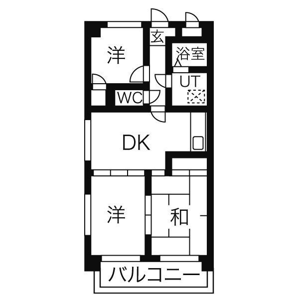 グランドール藤ヶ丘東の間取り