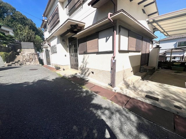 神戸市長田区宮丘町売土地の前面道路含む現地写真