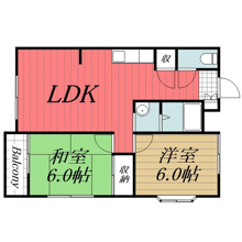 【間取り】 | フラワーコーポラス