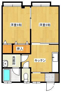 けやき荘の間取り