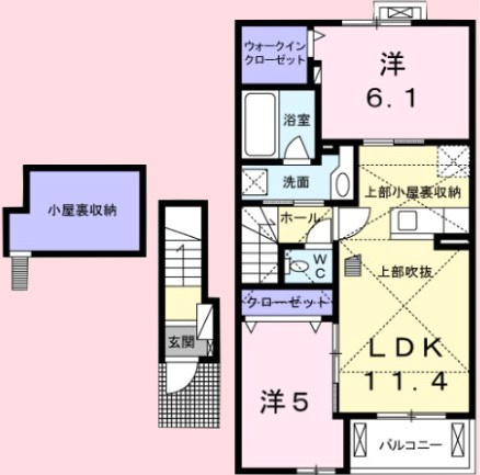 シャン・ド・フルールの間取り