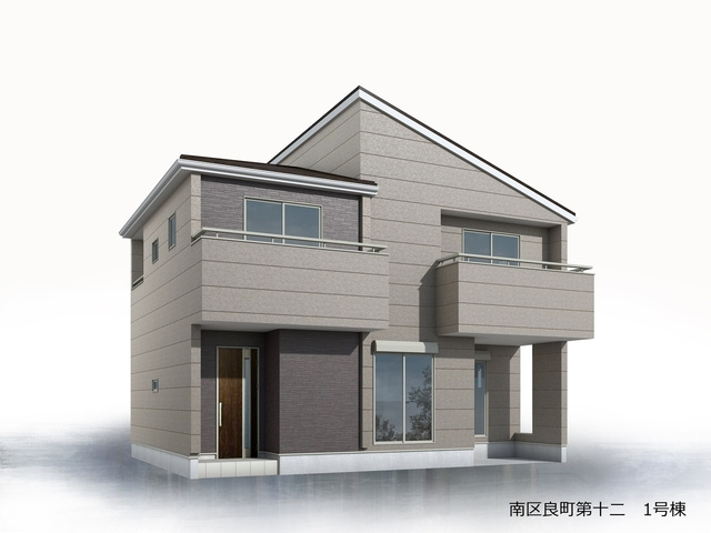 リーブルガーデン熊本市南区良町第十二の外観パース