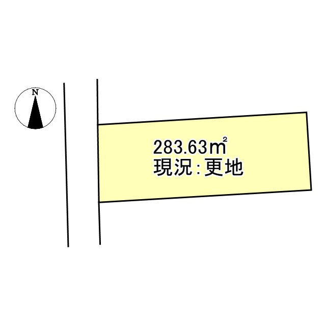西条市三芳1218-7　売土地の土地図