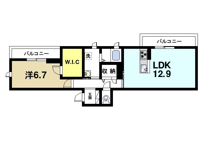 エフ・メゾンＧの間取り