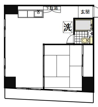 ラッキー浅草橋ビルの間取り|間取りです。