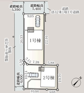 【区画図】 | 久喜市菖蒲町菖蒲第20　新築戸建　全2棟　2号棟　 | 2号棟