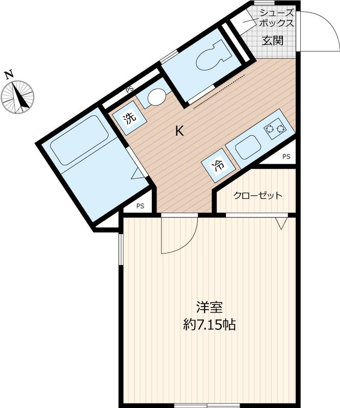 レミオパレス稲毛の間取り