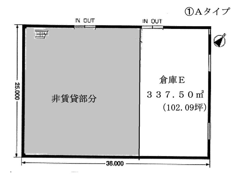 さいたま市南区辻６丁目の倉庫の間取り