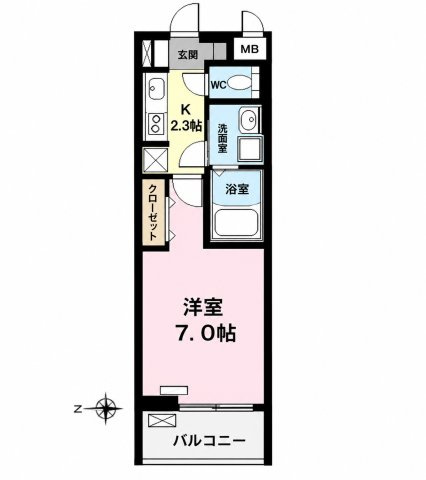 ブルーローズの間取り