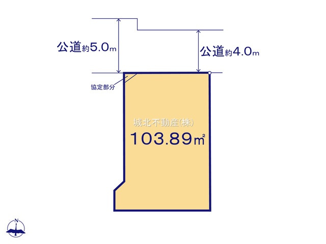 練馬区富士見台3丁目 全2区画 1号地の土地図|土地面積103.89㎡
建築条件はございません お好きなハウスメーカーでの建築が可能です