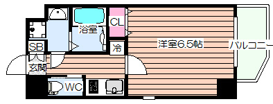 【間取り】 | ララプレイス京町堀プロムナード