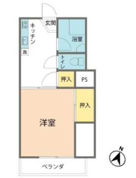 ポルシェ田無　の間取り