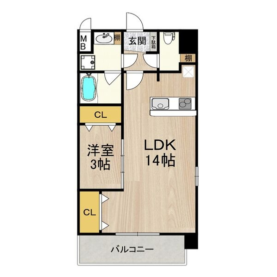 【間取り】 | スプランディッド難波SOUTH