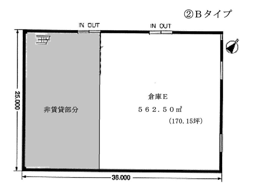 さいたま市南区辻６丁目の倉庫の間取り