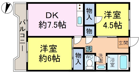 メゾン新小岩の間取り