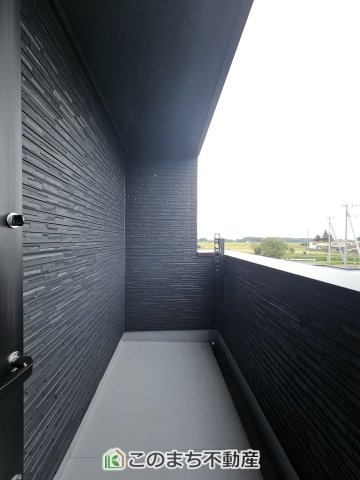 タマタウン大田原市加治屋のバルコニー|南向きのバルコニーは陽当り良好で、お洗濯物もよく乾きます！