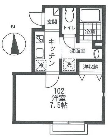 カーサフェリーチェの間取り