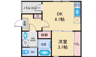 【間取り】 | ハーモニーテラス水切町Ⅰ | 略図の為、現状優先