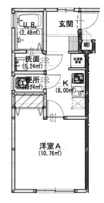 アドヴァンス新松戸の間取り