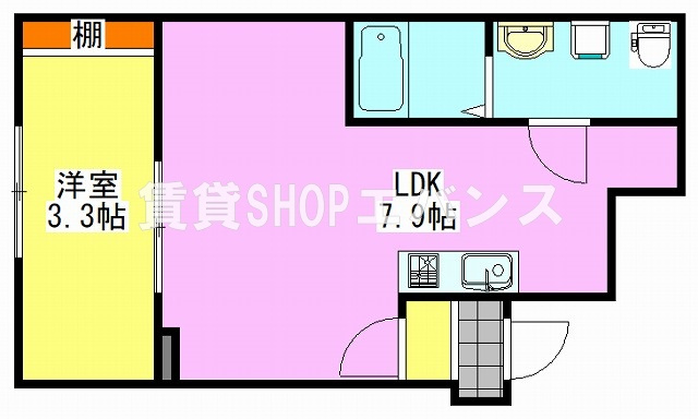 【間取り】 | Vinosity船橋飯山満