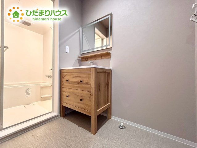 上尾市領家　中古戸建の洗面所