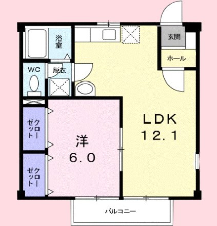 ビューテラスⅠ　の間取り