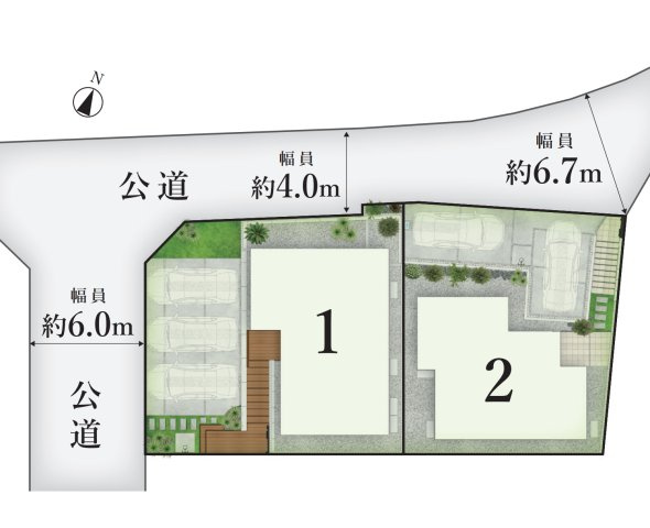 【区画図】 | 〇●大磯町西小磯 新築戸建●〇