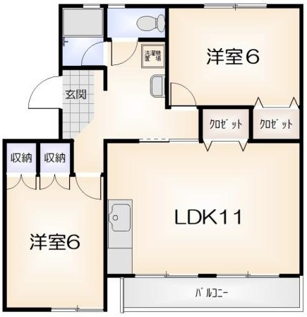 三好コーポの間取り