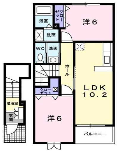 【間取り】 | サンリット ヒルⅠ