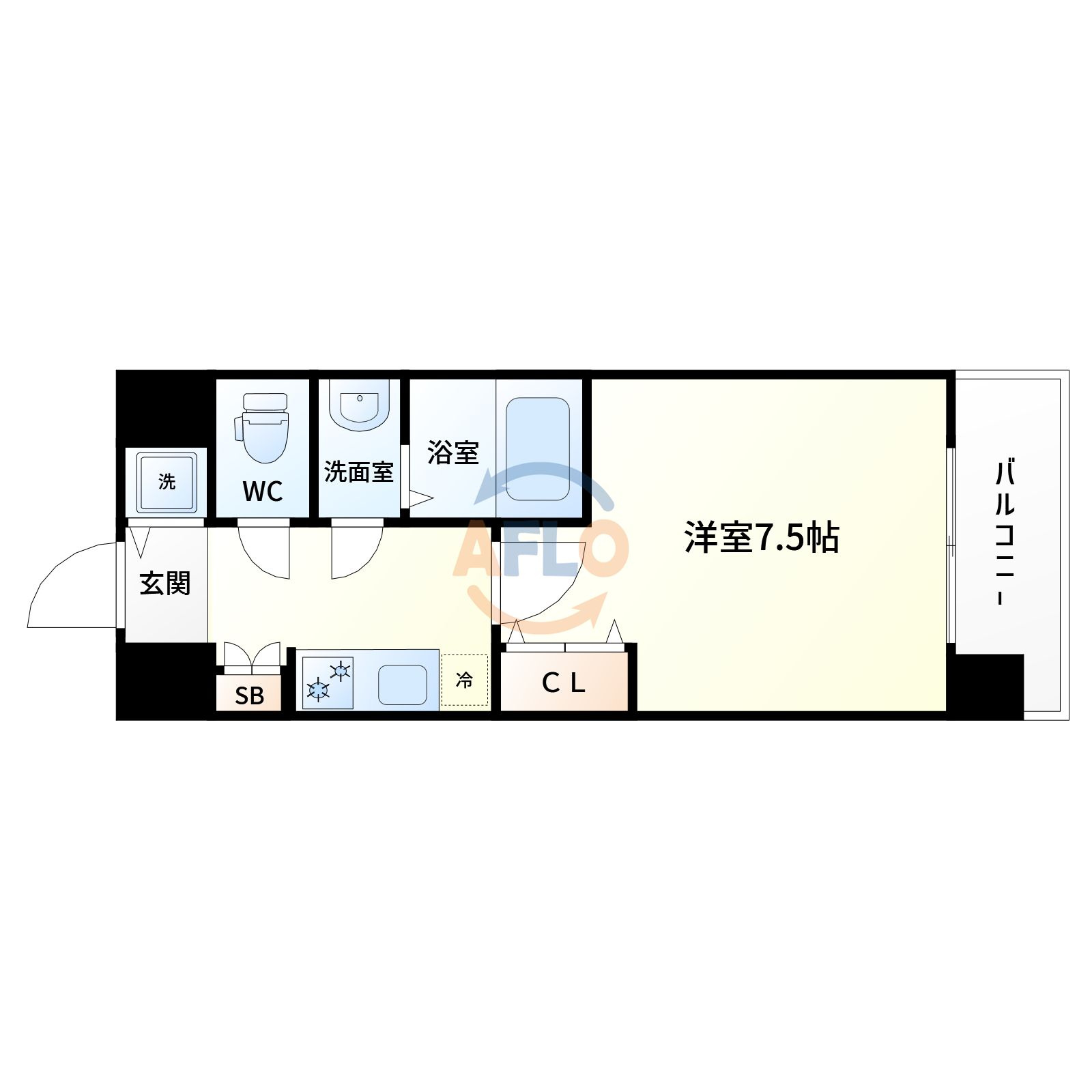 スワンズシティ新大阪プライムの間取り|スワンズシティ新大阪プライム　間取り
