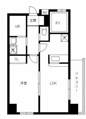 スカイコート後楽園ＷＥＳＴの間取り|間取りです。