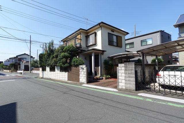 川越市宮元町　角地売地（古屋付）の外観