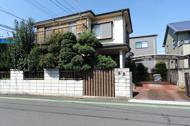 川越市宮元町　角地売地（古屋付）の外観