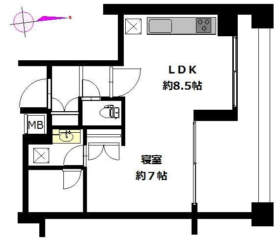 ディルッソ西間門の間取り