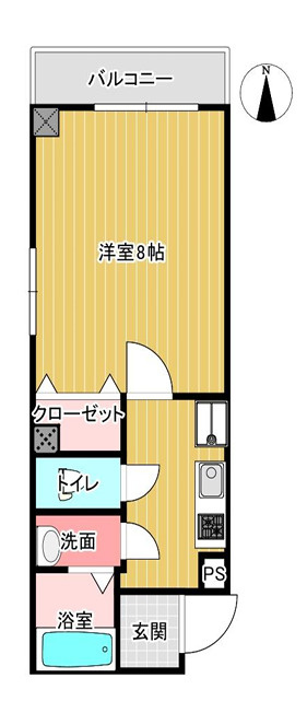 アクシアコート伏見の間取り