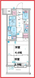 【間取り】 | ジェノヴィア竹ノ塚